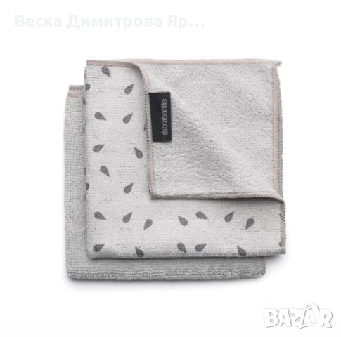 Комплект 2 броя микрофибърни кърпи,  Brabantia SinkSide Light Grey/ Dark Grey