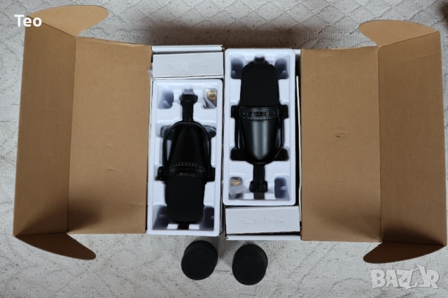 Shure MV7 USB микрофон – 2 бр. , снимка 10 - Микрофони - 52592672