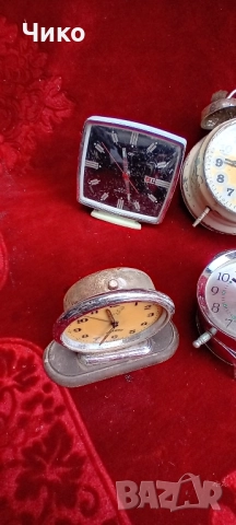 10бр различни настолни механични часовници , снимка 7 - Антикварни и старинни предмети - 52448515