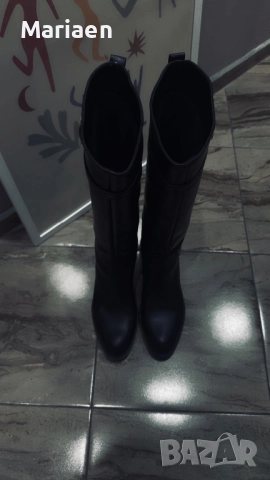 Черни ботуши Zara, снимка 13 - Дамски ботуши - 52854210