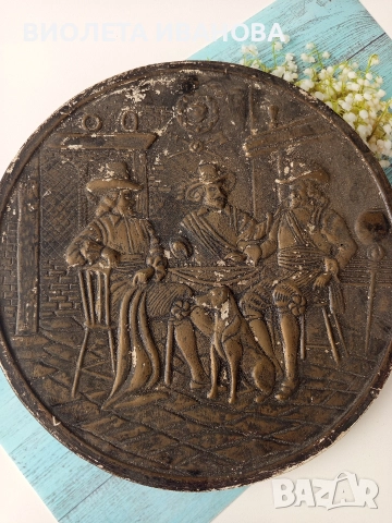 гипсова фигура на Тримата мускетари., снимка 3 - Колекции - 52930098