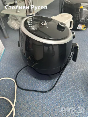 Уред за здравословно готвене Elekom - Air Fryer, 1400W, 3.5 l, черен , еърфраяр цена 102 лв -220 вол, снимка 2 - Фритюрници - 47044527