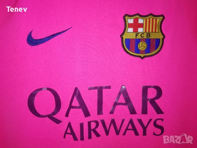 Barcelona Nike 2014/2015 оригинална тренировъчна тениска фланелка Барселона размер S, снимка 5 - Тениски - 49293934