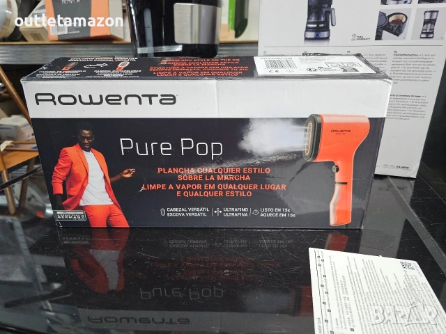 Уред за вертикално гладене с пара Rowenta Pure Pop, снимка 7 - Ютии - 53341759