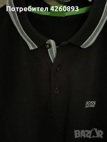 Мъжка тениска с якичка Hugo Boss, снимка 4 - Тениски - 51455673