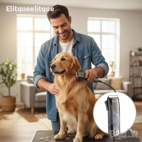 Машинка за подстригване на домашни любимци Oliver Voltz OV51810R – 7W, керамично острие 55OV51810R