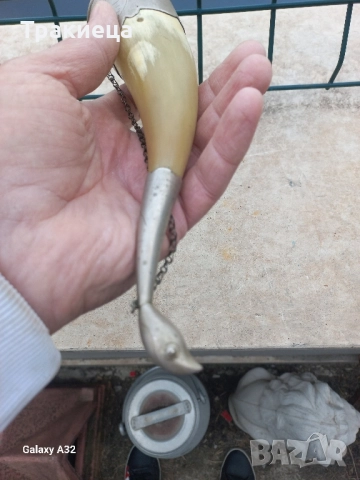 ВЪЗРОЖДЕНСКИ СРЕБЪРЕН РОГ ЗА ВИНО НАКИТ НОСИЯ , снимка 6 - Антикварни и старинни предмети - 51630196