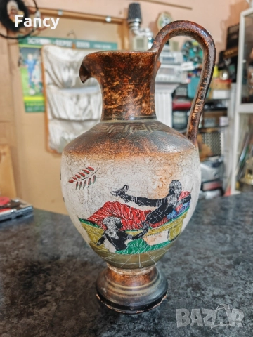 Стара глинена стомна 40/22 см