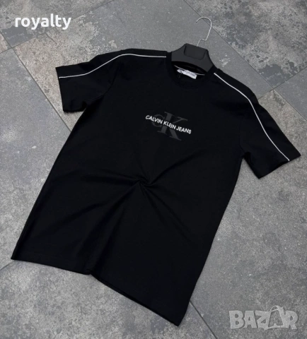 Calvin Klein Нова Черна Мъжка Тениска 