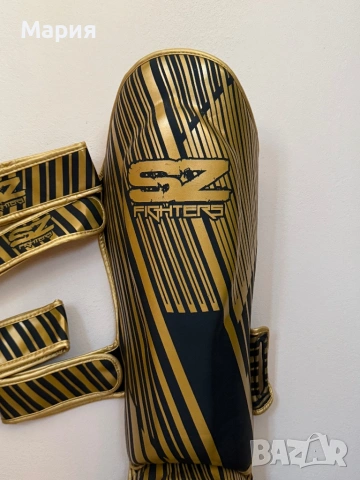 Протектори за Муай Тай и Кик Бокс Plasma 2.0 SZ Fighters Gold/Black, снимка 5 - Бокс - 53695957