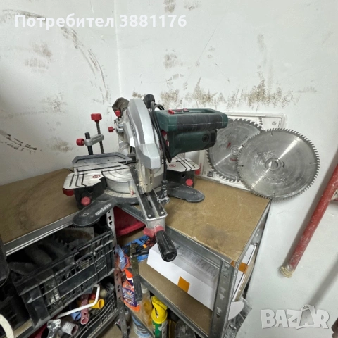 Настолен Циркуляр с изтегляне Metabo ф 254, снимка 5 - Циркуляри - 53813082