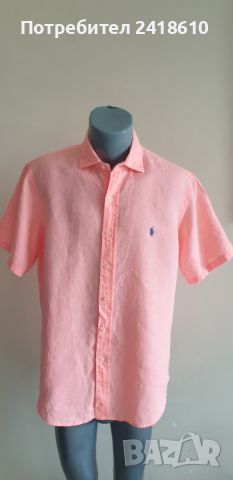 POLO Ralph Lauren / Лен Mens Size LОРИГИНАЛ! Мъжка Ленена Риза!, снимка 1 - Ризи - 45996695