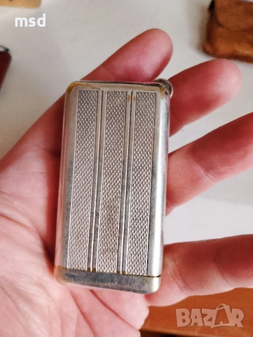 Посребрена френска запалка Flaminaire, снимка 2 - Запалки - 52262185