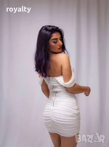 Бяла дамска рокля , снимка 3 - Рокли - 50375128