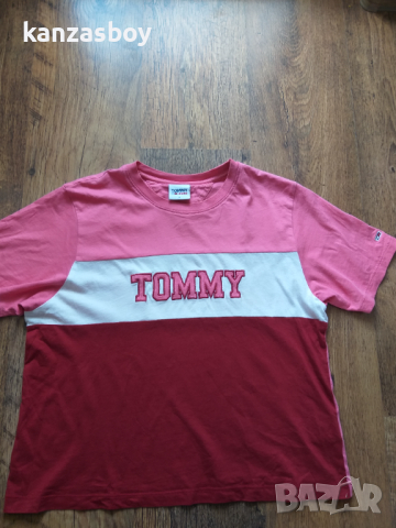 Tommy Hilfiger T-Shirt - страхотна дамска тениска С, снимка 4 - Тениски - 44940799