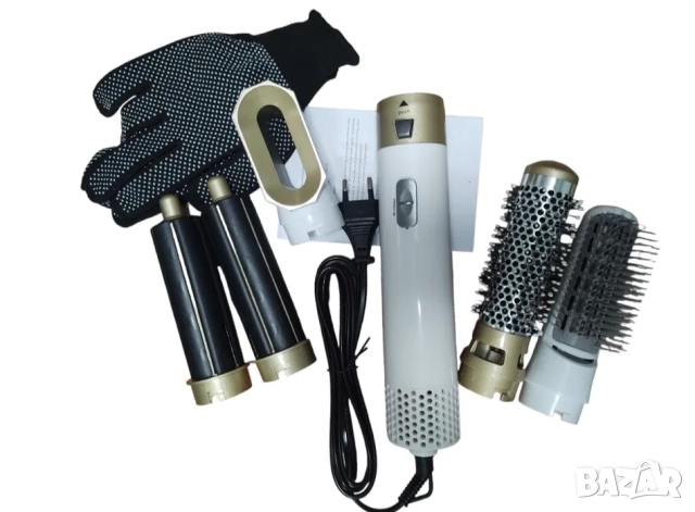 5 в 1 Мултифункционален сешоар, преса и маша за коса тип Дайсън Dyson, снимка 5 - Сешоари - 52083838