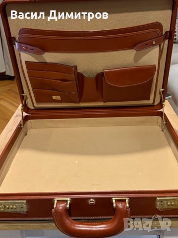 ДИПЛОМАТИЧЕСКИ КУФАР ОТ ЧИСТА КОЖА "AGNER"