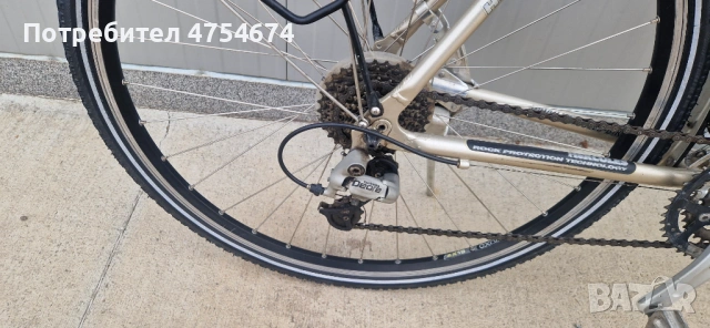 Алуминиев градски велосипед Hercules колело 28", снимка 2 - Велосипеди - 53870560