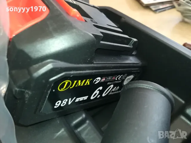 JMK-ГОЛЯМА РЕЗАЧКА 12 ИНЧА С 2 БАТЕРИИ ЗАРЯДНО И КУФАР 0204251947 , снимка 12 - Градинска техника - 49743533