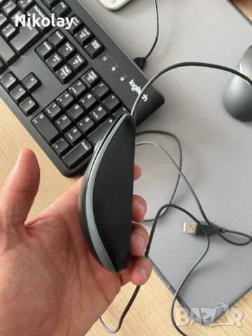 Клавиатура + мишка - Комплект Logitech MK120, снимка 4 - Клавиатури и мишки - 46144775