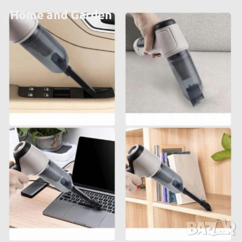 Мощна преносима мини прахосмукачка 2 в 1 - за кола и дома, снимка 4 - Прахосмукачки - 54028022