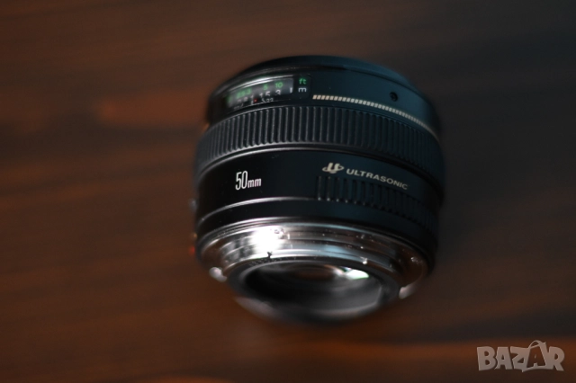 Обектив Canon EF 50mm f1.4 USM, снимка 5 - Обективи и филтри - 52028617