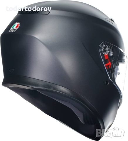 Мото каска AGV K3 E2206 BLACK MATT 2024,размер XS 53-54см.очилa, снимка 4 - Аксесоари и консумативи - 46401824