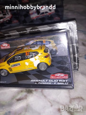 Porsche 911 SC Ford Escort RS1600 Renault Clio R3T Rally Monte-Carlo 1.43 Eaglemoss. Top  Models ., снимка 15 - Колекции - 46572418