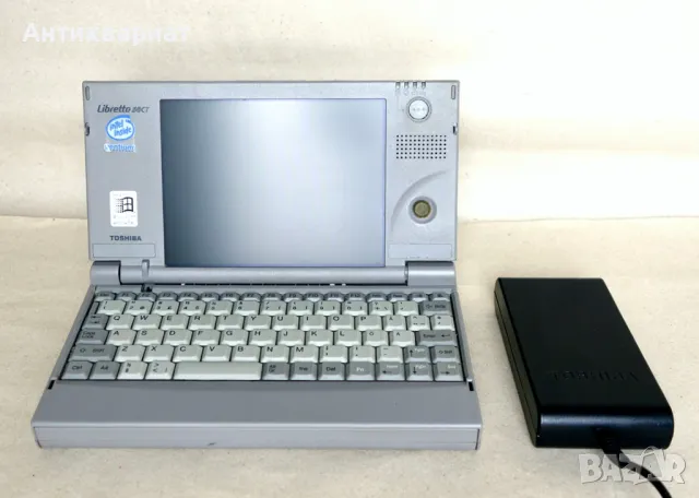 Винтидж лаптоп Toshiba Libretto 50CT / Pentium / 16MB / 810MB / 6.1" TFT, снимка 1 - Лаптопи за работа - 49440200