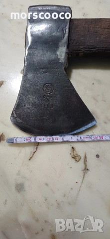 Рядък немски топор - ,,Ochsenkopf "- 1000гр. , снимка 2 - Антикварни и старинни предмети - 53346108
