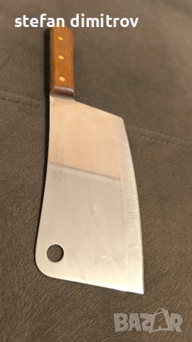 Сатър  за месо 19 см, Киви, неръждаема стомана, дървена дръжка, снимка 7 - Други - 51778713