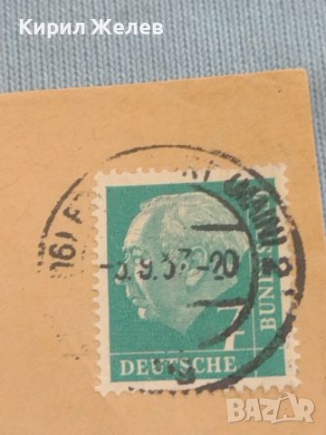 Стар пощенски плик с марки и печати Франкфурт на Майн Германия за КОЛЕКЦИЯ ДЕКОРАЦИЯ 46074, снимка 2 - Филателия - 46288613