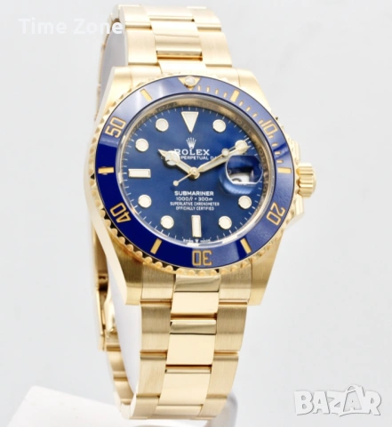 Rolex Submariner 41mm Two-Tone Yellow Automatic Различни Варианти, снимка 8 - Мъжки - 54060848