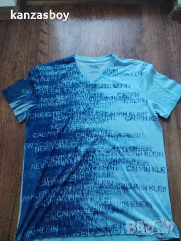 calvin klein - страхотна мъжка тениска L, снимка 4 - Тениски - 52433106