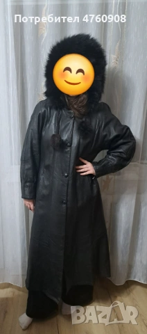 Палто от естествена кожа – размер XL