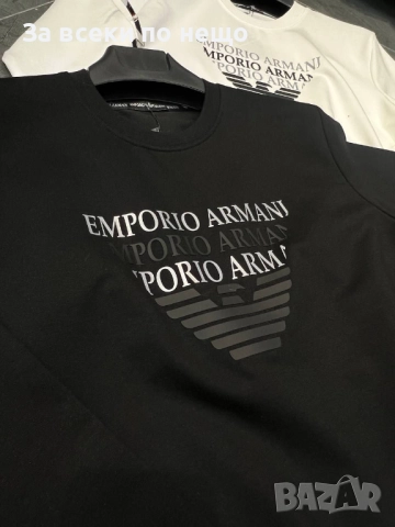 Emporio Armani Мъжка Блуза С Дълъг Ръкав Емпорио Армани - 2 Налични Цвята Код A1111, снимка 2 - Блузи - 52371245