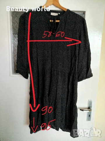 Рокля на етажи 2 хл вискоза , снимка 4 - Рокли - 53683768