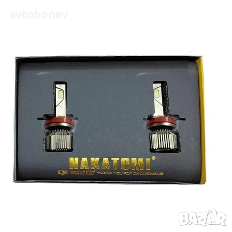 LED системи NAKATOMI M5 - H1,H4,H7,H11,HB3/HB4/HIR2 - 12-24V/65W-Canbus, снимка 16 - Аксесоари и консумативи - 51177507
