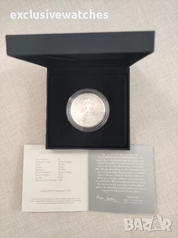 Британски монарси Крал Хенри VIII 2023 Великобритания 1 унция Сребърна монета Proof , снимка 7 - Нумизматика и бонистика - 52151778