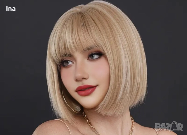 Руса каре перука, снимка 6 - Аксесоари за коса - 51762618