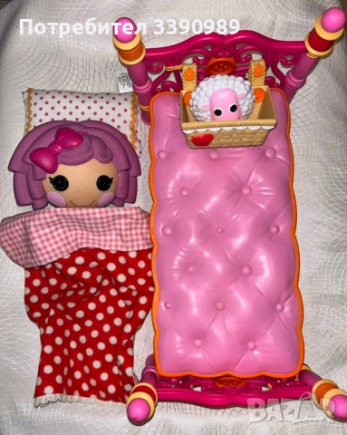 Голяма кукла Лалалупси с легло и аксесоари Lalaloopsy 78лв., снимка 3 - Кукли - 52187175