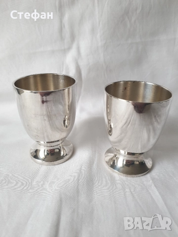 Масивни посребрени чашки