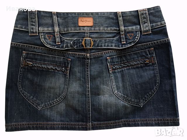 Pepe Jeans дънкова пола и G-Star raw тениска. Поличка, снимка 3 - Поли - 46007593