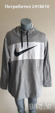 Nike Therma Fit  Hoodie Mens Size 2XL / ОРИГИНАЛ! Мъжки Суитшърт!, снимка 7 - Спортни дрехи, екипи - 51907497