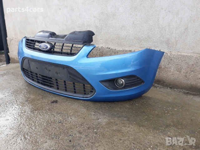 предна броня за форд фокус 2 07-11 фейслифт с маска решетка халогени FORD FOCUS II FACELIFT, снимка 3 - Части - 53652443