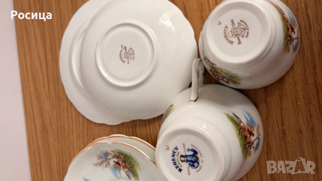 Троен сет за чай Regency -2 броя, снимка 10 - Сервизи - 54011056