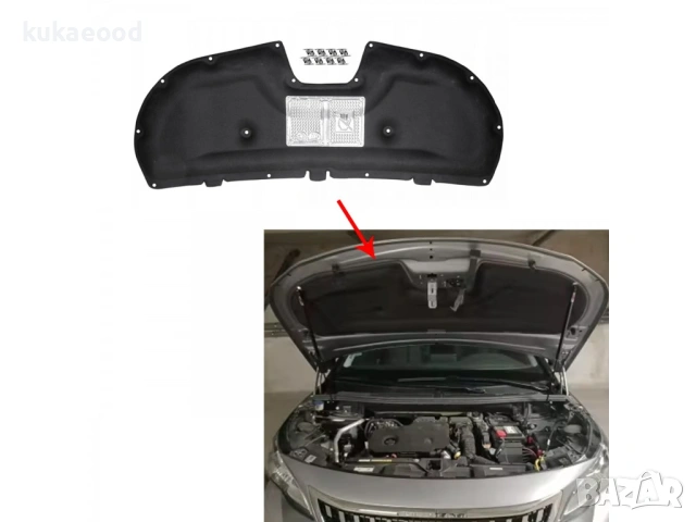 Изолация за преден капак на Peugeot 3008 MK2 Pre-Face, снимка 3 - Части - 54062868