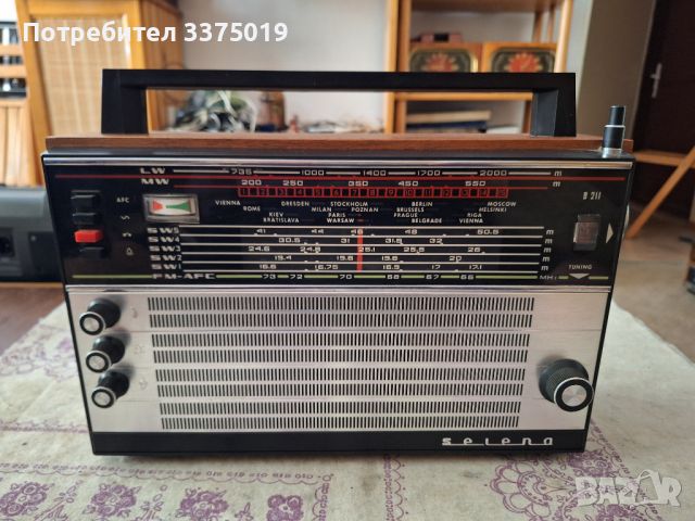 Радио Селена Б211, снимка 2 - Радиокасетофони, транзистори - 46407430