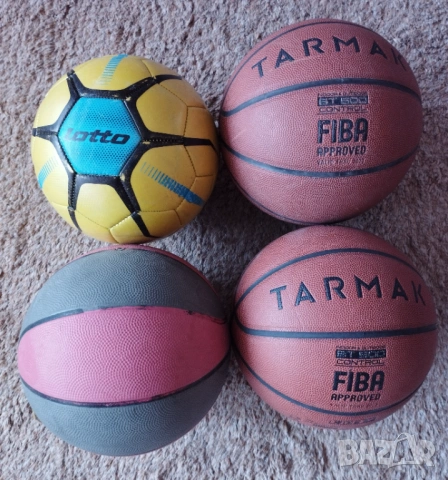 Топки баскетболни, футболни и за скачане