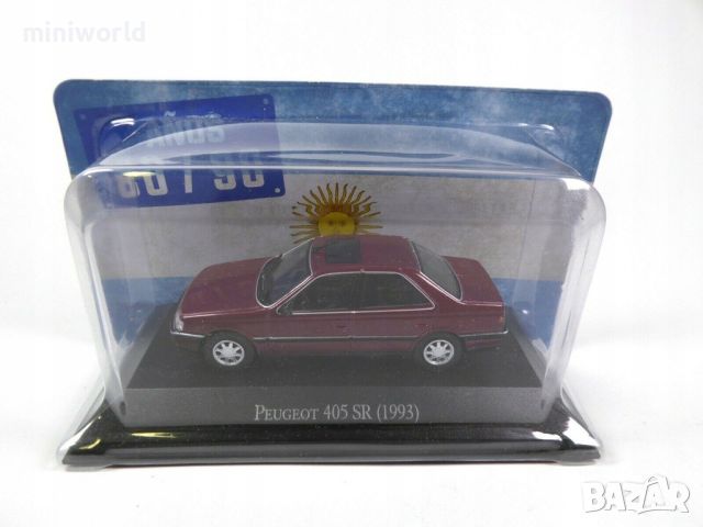 Peugeot 405 SR 1993 - мащаб 1:43 на Salvat моделът е нов в блистер, снимка 3 - Колекции - 45864759